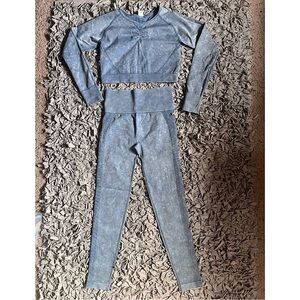 Women's Blue Two-Piece Set
